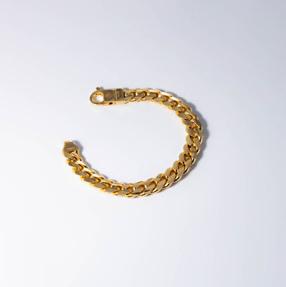 Gold Miami Cuban Bracelet 10mm